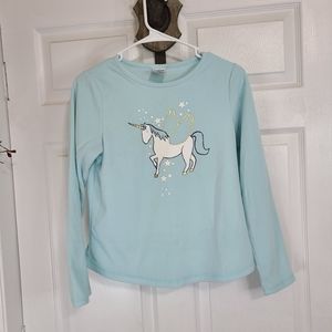 (1618) Land's End Youth's Long Sleeve Shirt, Size: 14 Color: Lite Blue